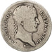Premier Empire, 1 Franc Napoléon Ier au revers République 1808 Strasbourg, KM 68