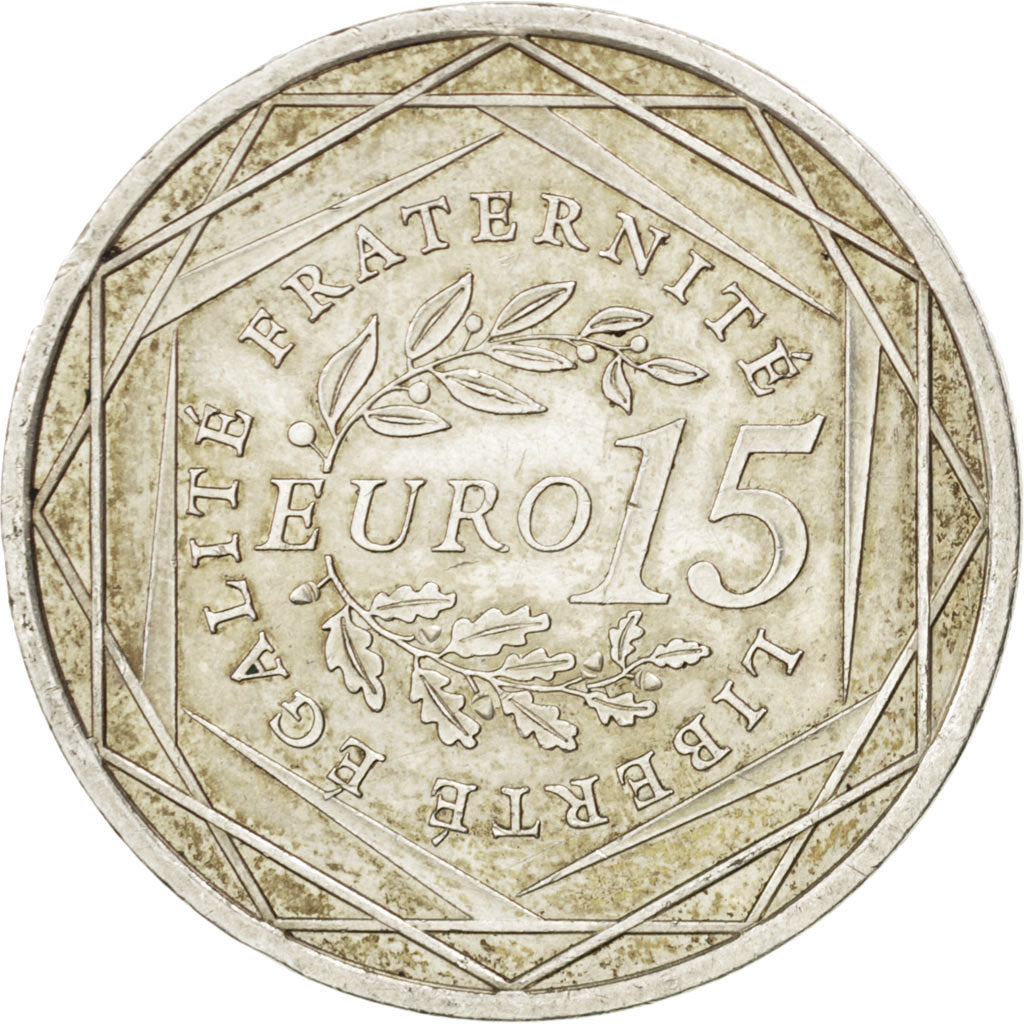 Banknote, France, 15 Euro, 2008, AU(55-58), Silver, KM:1535