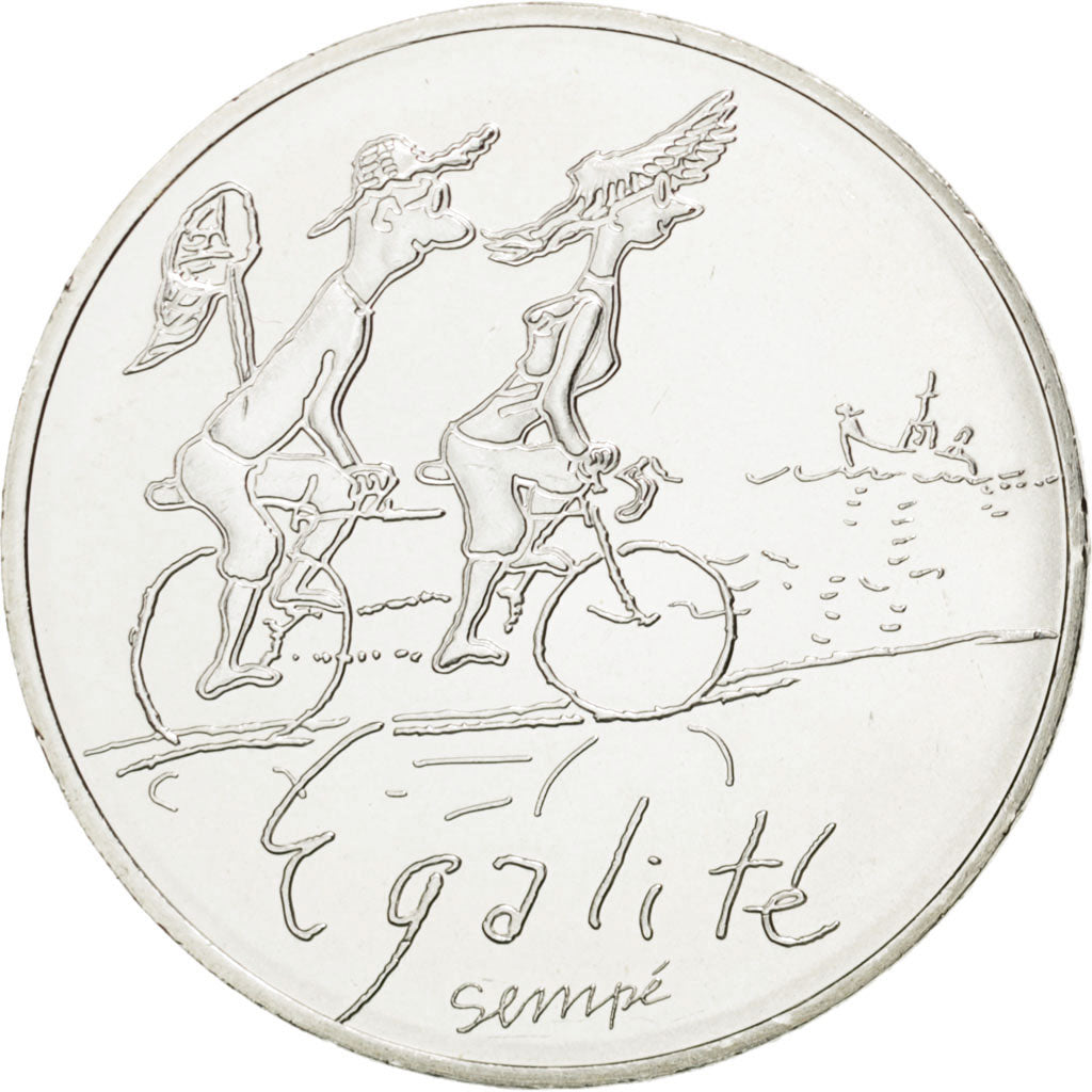 Moneta, Francia, 10 Euro, 2014, SPL, Argento