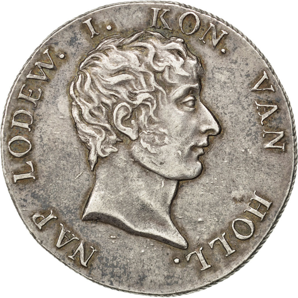 NETHERLANDS, 50 Stuivers, 1808, Utrecht, KM #28, EF(40-45), Silver, 26.51