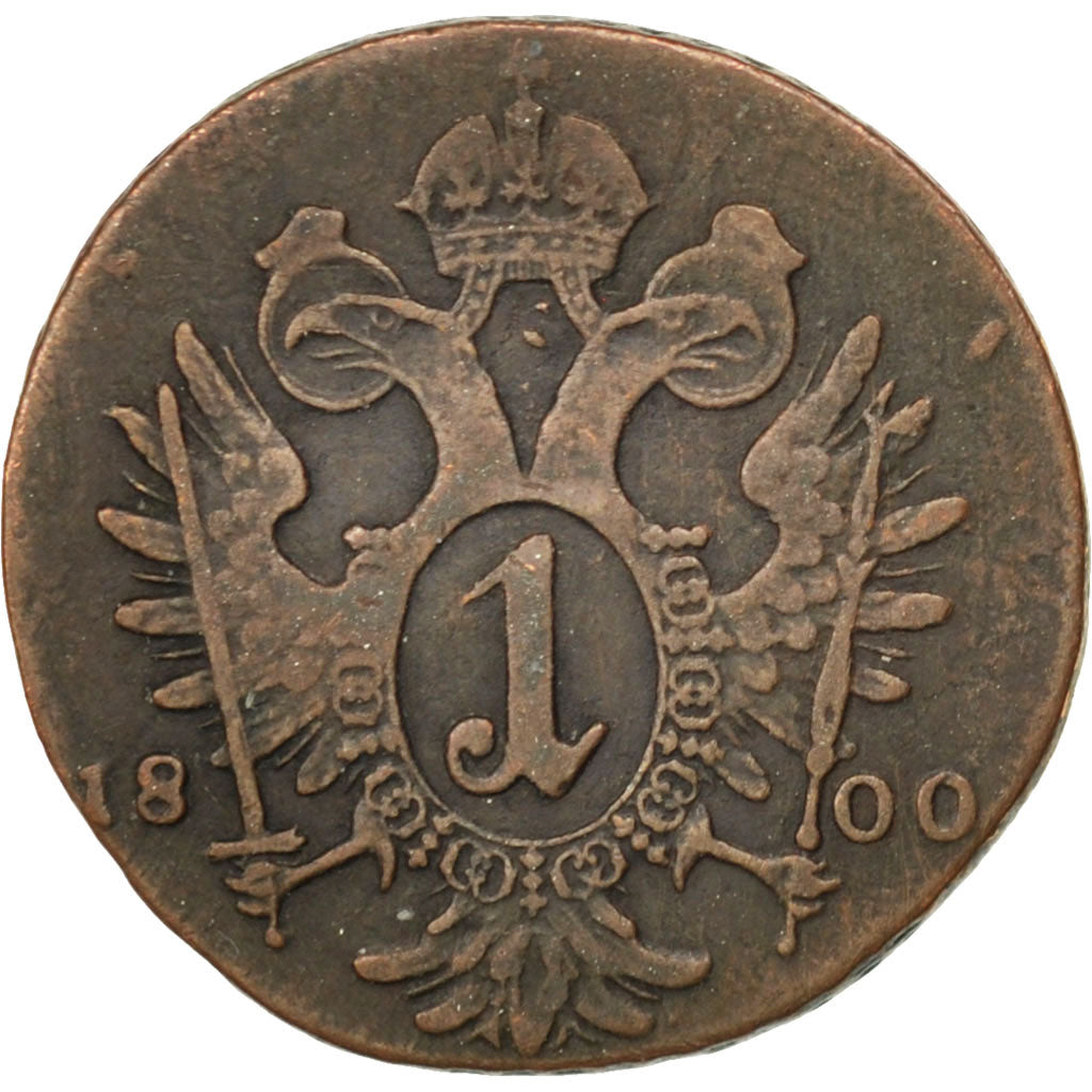 AUSTRIA, Kreuzer, 1800, Schmollnitz, KM #2111, EF(40-45), Billon, 4.40