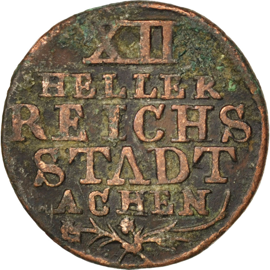 GERMAN STATES, 12 Heller, 1767, KM #51, VF(20-25), Copper, 4.35