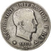 ITALIAN STATES, 5 Lire, 1808, Milan, KM #10.1, VF(20-25), Silver, 24.70