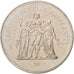 FRANCE, Hercule, 50 Francs, 1975, Paris, KM #941.1, MS(63), Silver, 41, Gadoury.
