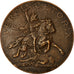 Francia, medaglia, Vercingétorix, à la Gloire de l'Auvergne, Bartholdi, BB+