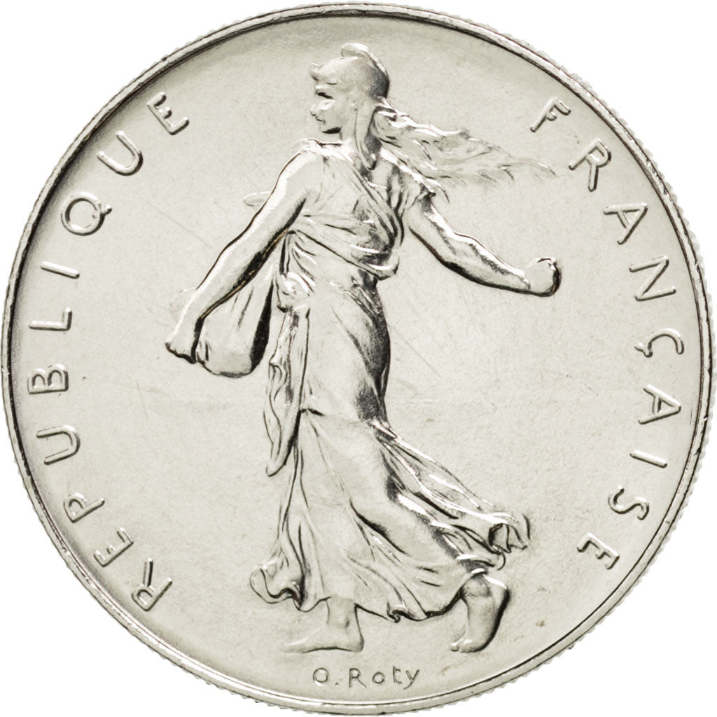 FRANCE, Semeuse, Franc, 1978, Paris, KM #925.1, MS(63), Nickel, 24, Gadoury...