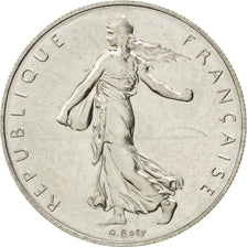 FRANCE, Semeuse, Franc, 1987, Paris, KM #925.1, MS(63), Nickel, 24, Gadoury...