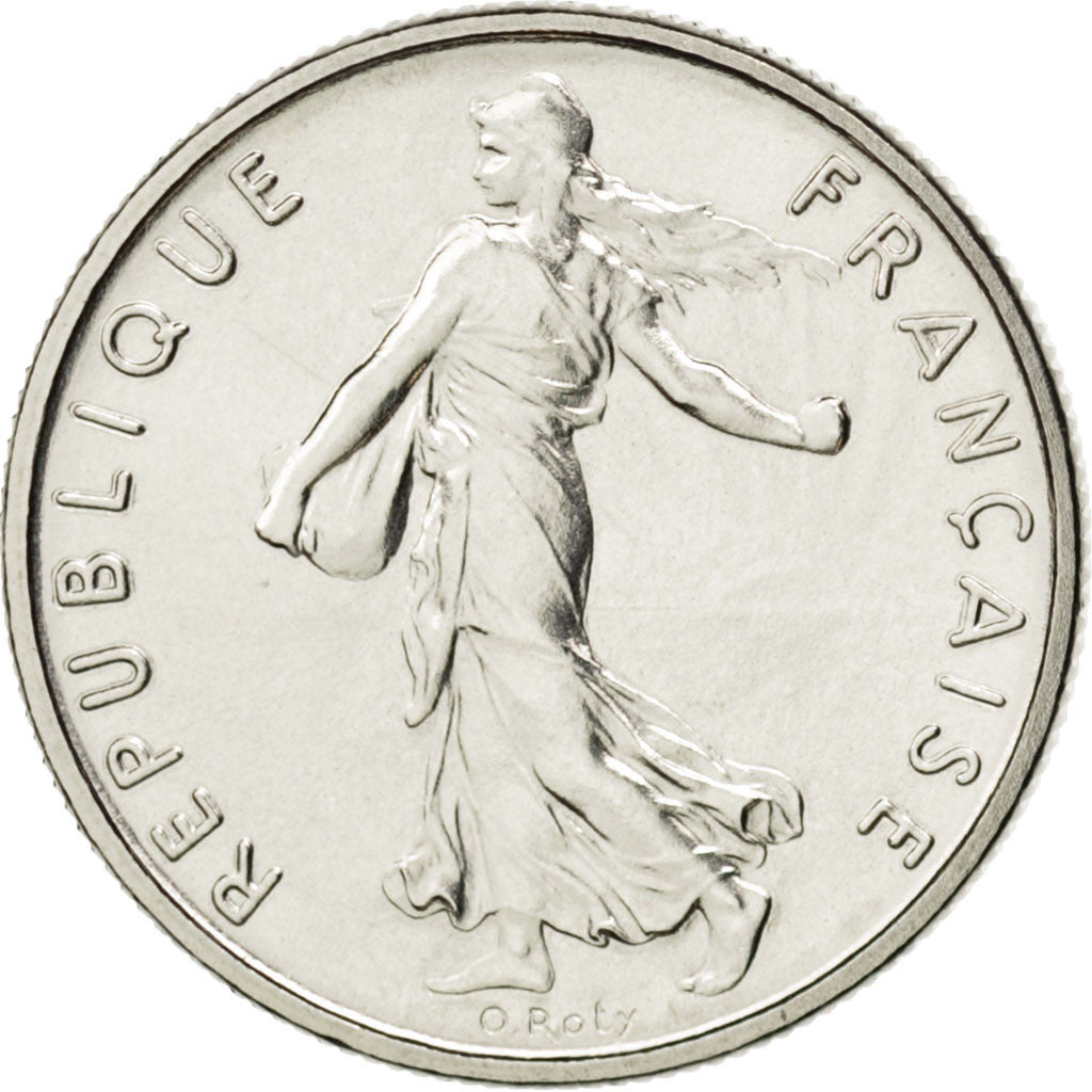 Francia, Semeuse, 1/2 Franc, 1971, SPL, Nichel, KM:931.1, Gadoury:429