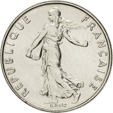 Vème République, 1/2 Franc Semeuse 1974, KM 931.1