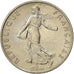 Moneta, Francja, Semeuse, 1/2 Franc, 1975, MS(63), Nikiel, KM:931.1, Gadoury:429