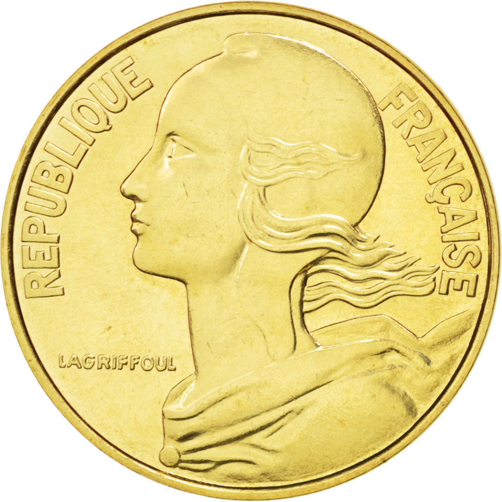 FRANCE, Marianne, 20 Centimes, 1974, Paris, KM #930, MS(65-70),...