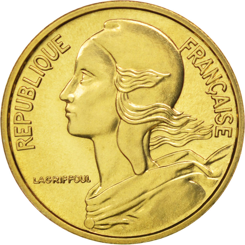 Coin, France, Marianne, 5 Centimes, 1974, MS(63), Aluminum-Bronze, KM:933