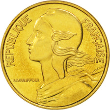 Moneta, Francja, Marianne, 5 Centimes, 1976, MS(63), Aluminium-Brąz, KM:933