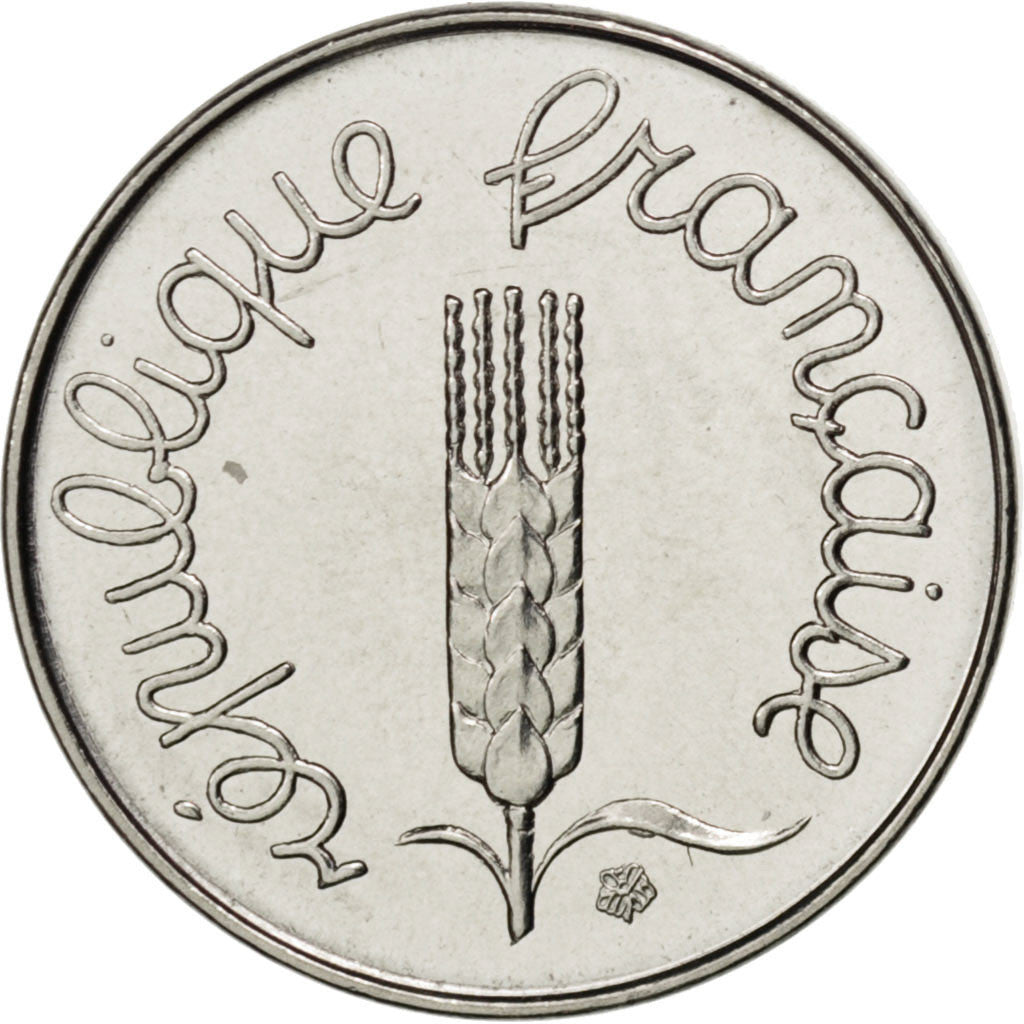 FRANCE, Épi, Centime, 1975, Paris, KM #928, MS(63), Stainless Steel, 15, Gadoury
