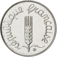 FRANCE, Épi, Centime, 1977, Paris, KM #928, MS(63), Stainless Steel, 15, 1.65