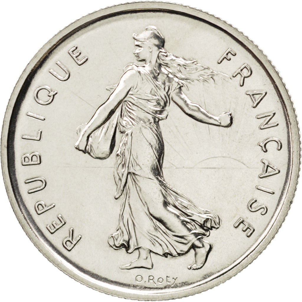 Francia, Semeuse, 5 Francs, 1971, SPL, Nichel placcato rame-nichel, KM:926a.1...