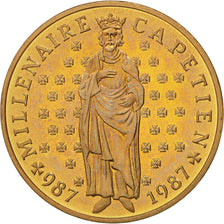 Coin, France, 10 Francs, 1987, MS(63), Nickel-Bronze, KM:961d, Gadoury:820