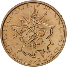 Vème République, 10 Francs Mathieu 1975, Tranche B, KM 940