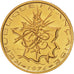 FRANCE, Mathieu, 10 Francs, 1976, KM #940, MS(63), Nickel-Brass, 26, Gadoury...