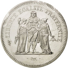Vème République, 50 Francs Hercule 1979 Piéfort en platine, KM P652