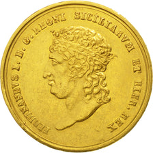 STATI ITALIANI, NAPLES, Ferdinando I, 15 Ducati, 1818, Naples, SPL-, Oro, KM:287