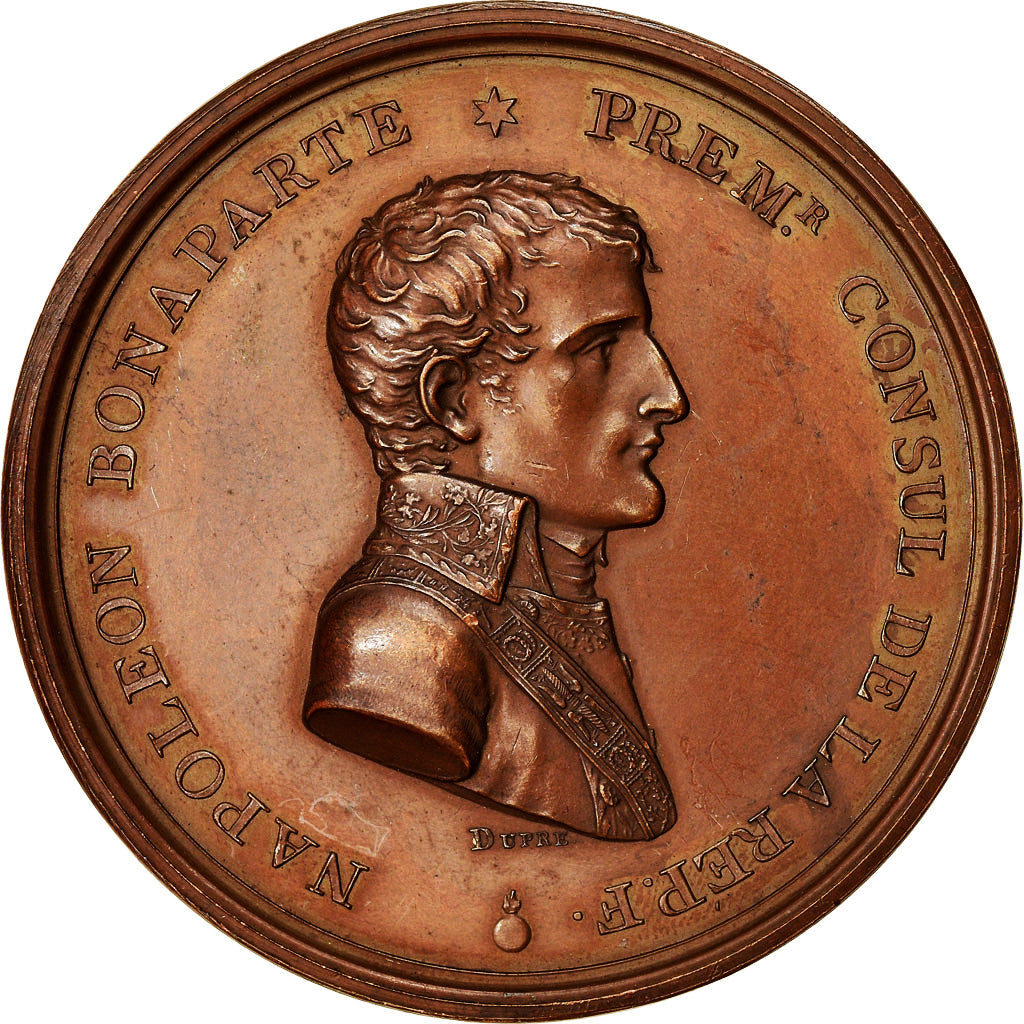 Francia, medalla, Napoléon Bonaparte, Restauration de la Statue de Jeanne