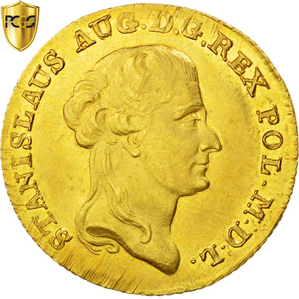 Poland, Stanislaus Augustus, 3 Ducat, 1794, Gold, KM:218, PCGS MS62