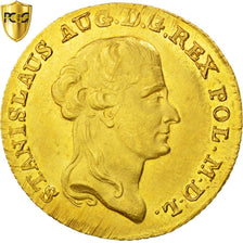 Poland, Stanislaus Augustus, 3 Ducat, 1794, Gold, KM:218, PCGS MS62