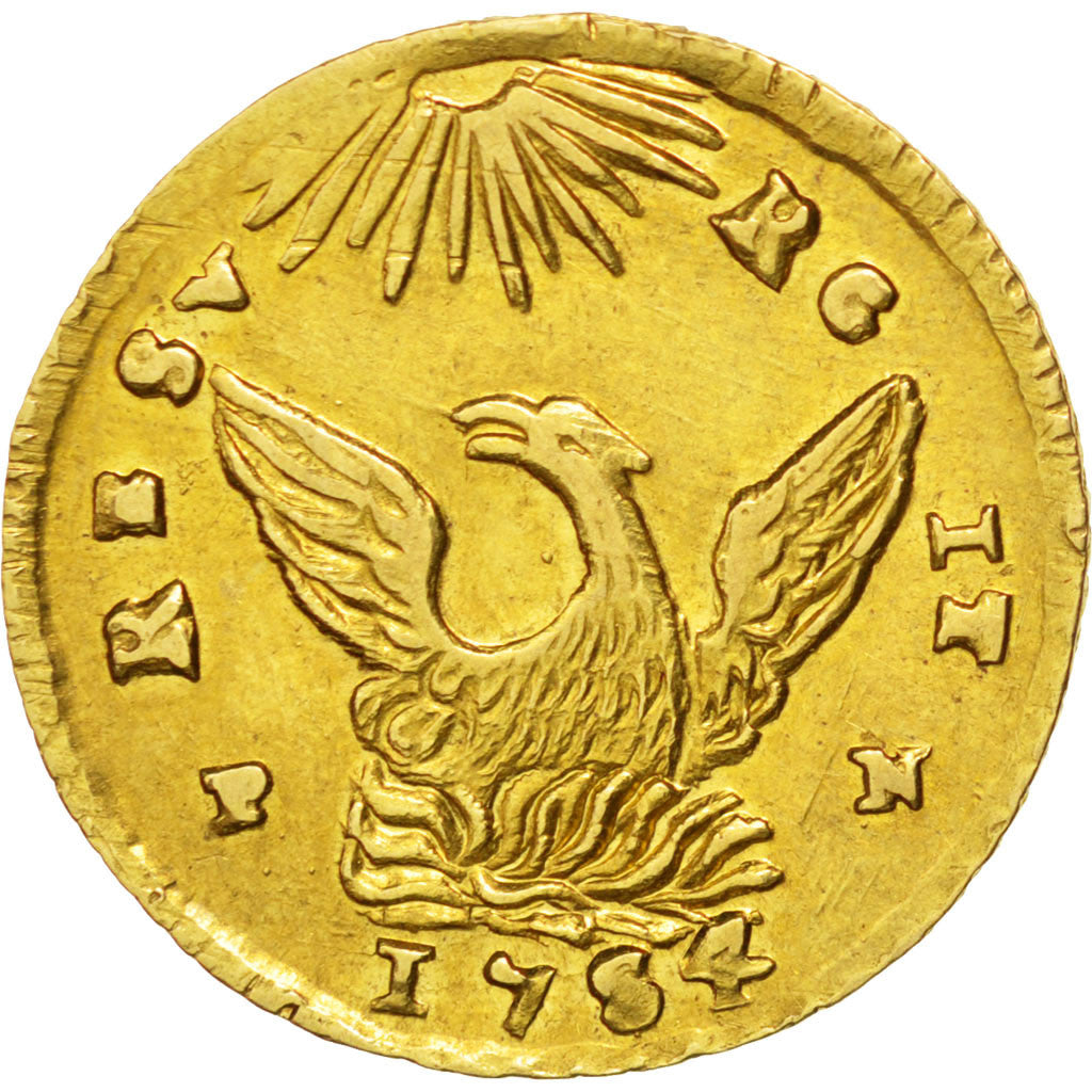 Italie, Sicile, Charles III De Bourbon, Oncia 1754 Palerme, KM 175