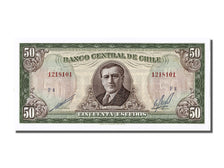 Geldschein, Chile, 50 Escudos, UNZ