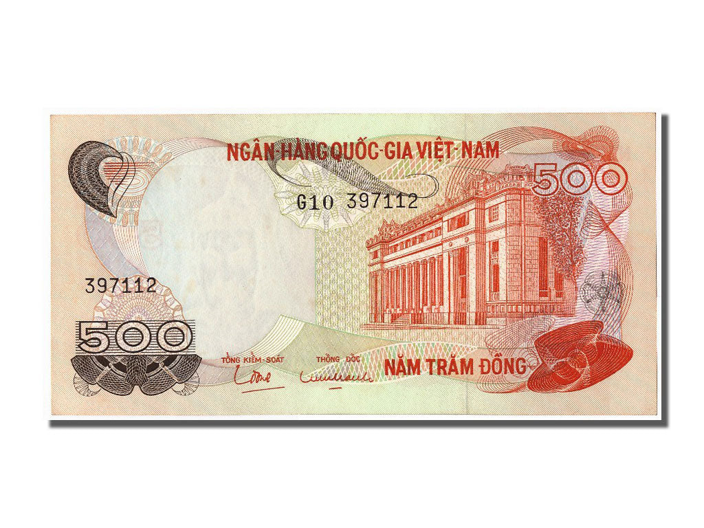 South Viet Nam, 500 D<ox>ng, KM #28a, UNC(65-70), 397112