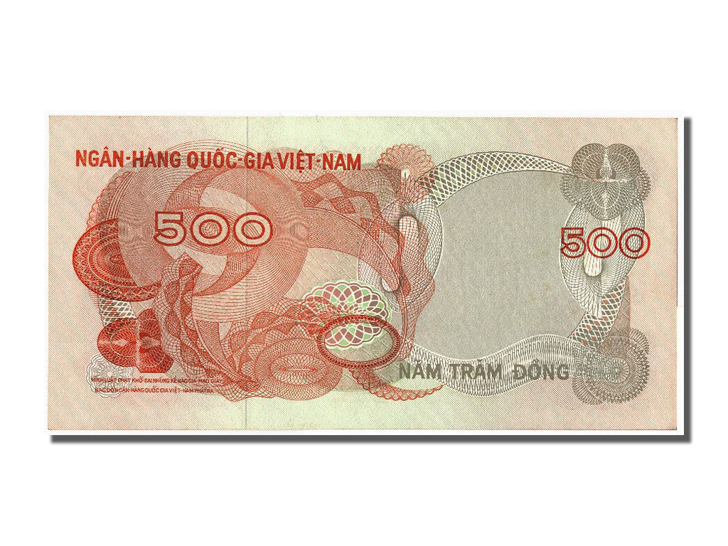 South Viet Nam, 500 D<ox>ng, KM #28a, UNC(65-70), 397112