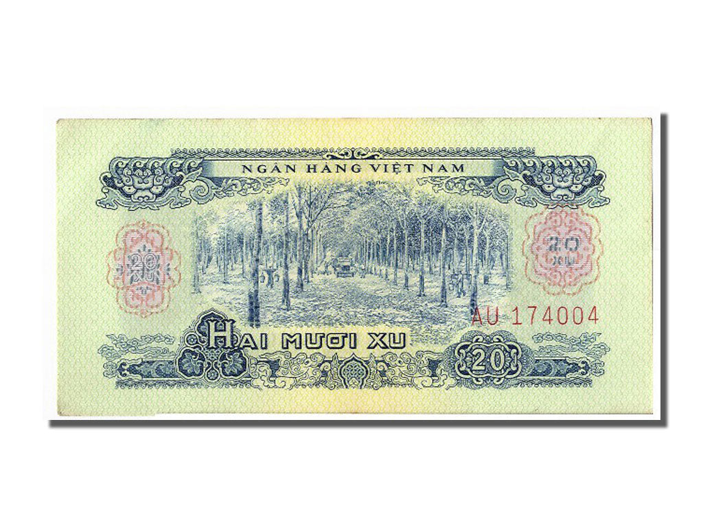 South Viet Nam, 20 Xu, 1966, KM #38a, UNC(63), AU 174004