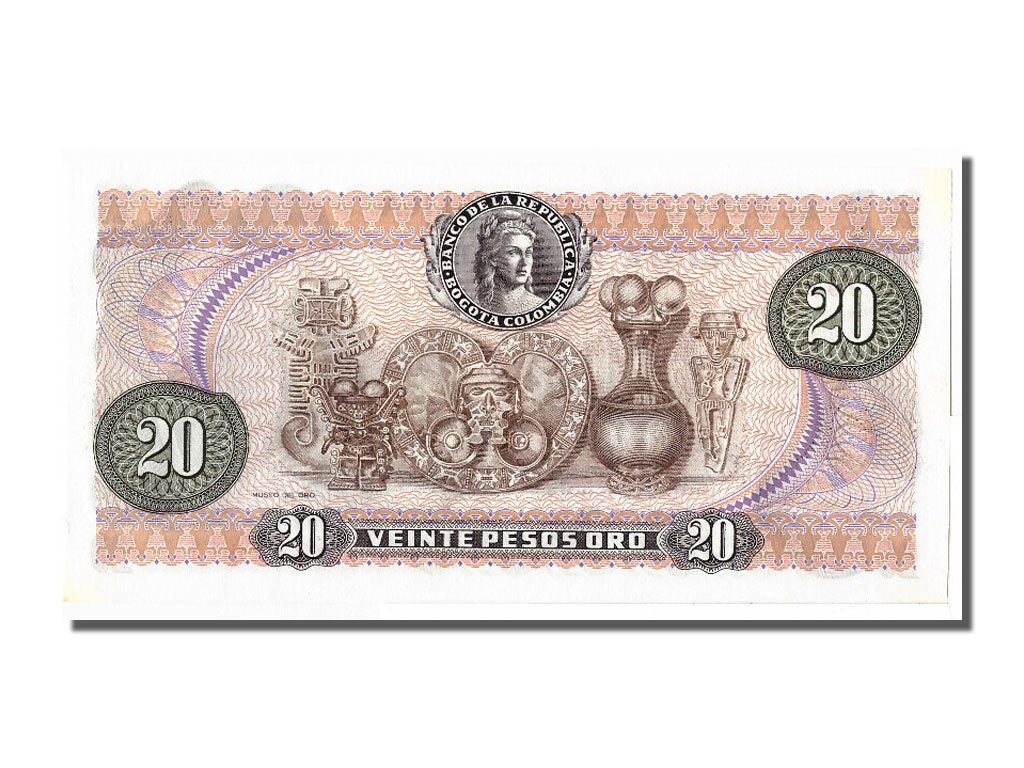 Banknote, Colombia, 20 Pesos Oro, 1981, 1981-01-01, UNC(65-70)