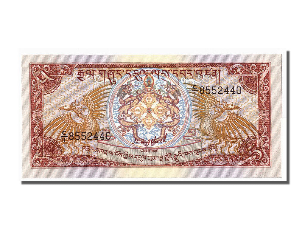 Bhutan, 5 Ngultrum, KM #14, UNC(65-70), C/1 8552440