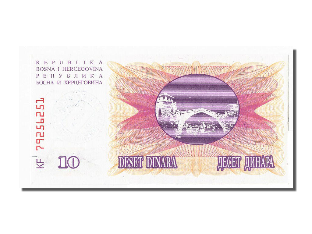 Banknote, Bosnia - Herzegovina, 10,000 Dinara, 1993, 1993-10-15, UNC(65-70)