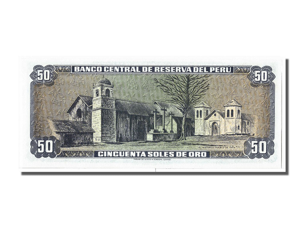 Banknote, Peru, 50 Soles De Oro, 1977, 1977-12-15, UNC(65-70)