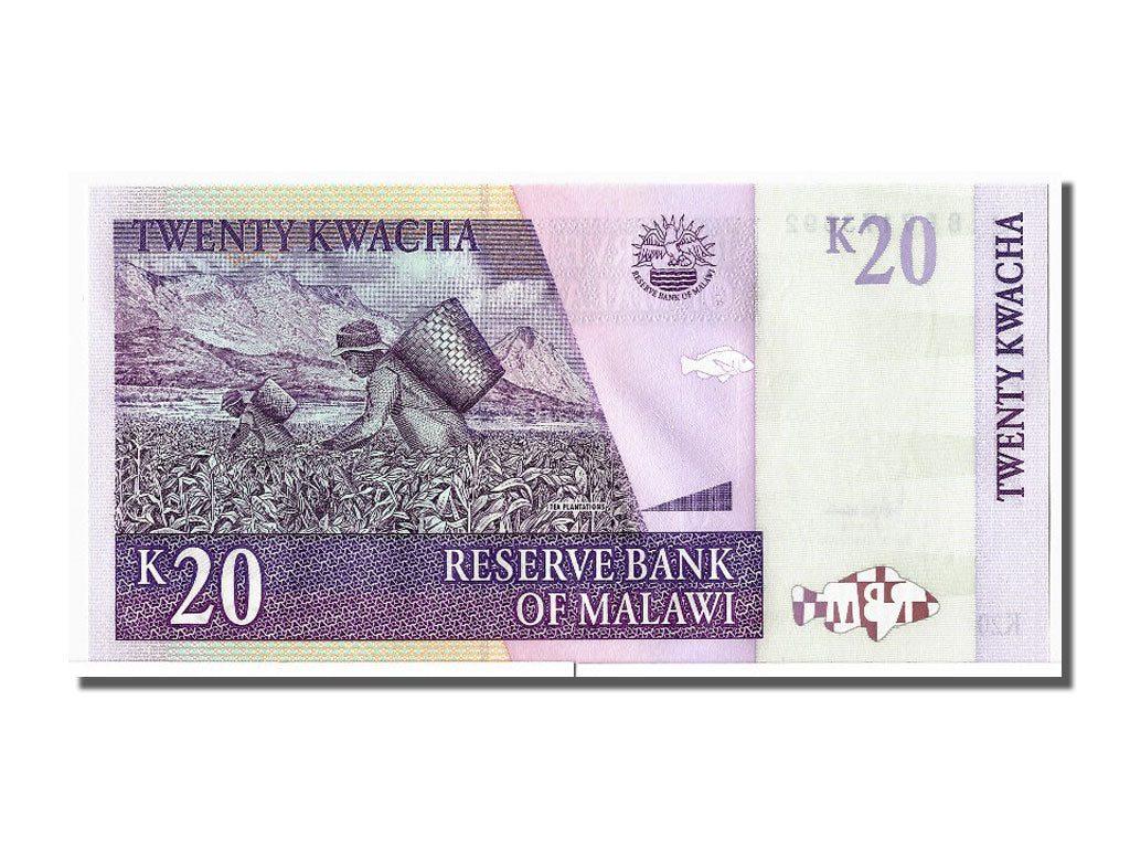 Banknote, Malawi, 20 Kwacha, 2007, 2007-10-31, UNC(65-70)