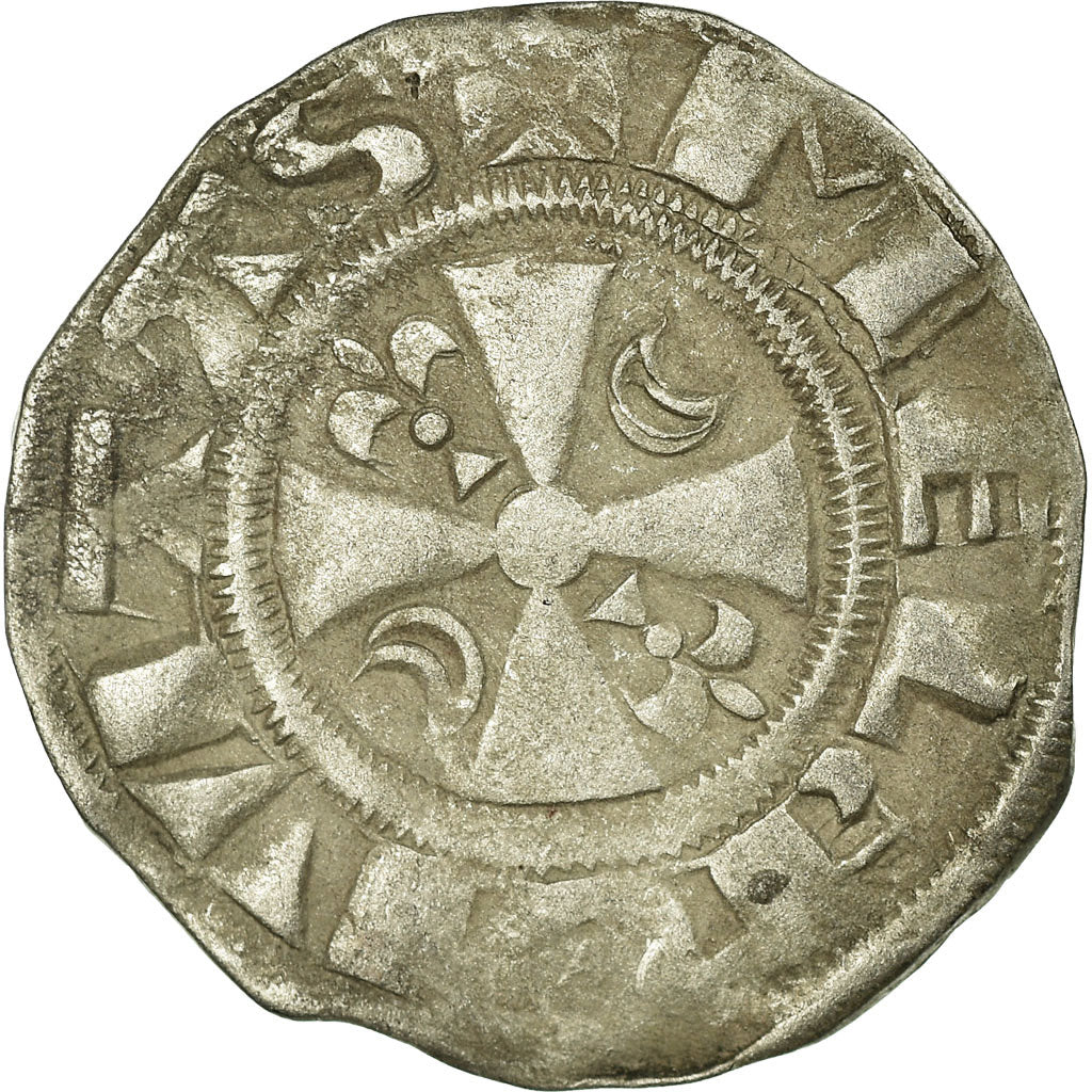 Coin, France, Denarius, Meaux, EF(40-45), Silver