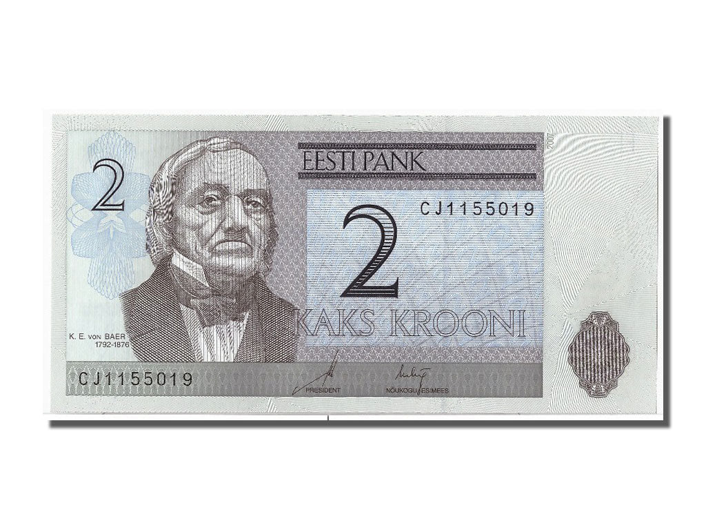 Banknote, Estonia, 2 Krooni, 2007, UNC(65-70)
