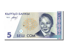 Banknote, KYRGYZSTAN, 5 Som, UNC(65-70)