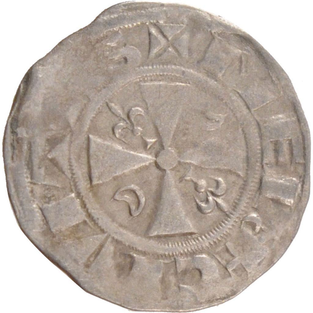 FRANCE, Denarius, Meaux, VF(30-35), Silver, 1.16