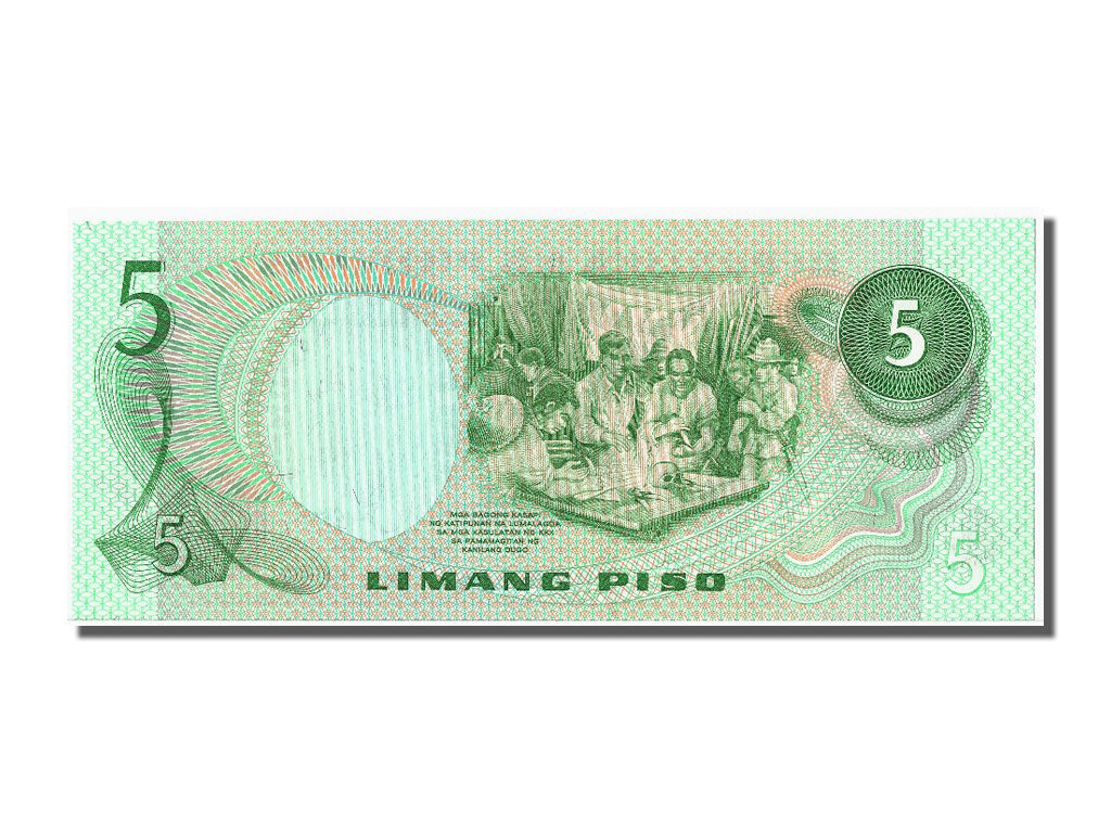 Banknot, Filipiny, 5 Piso, UNC(65-70)