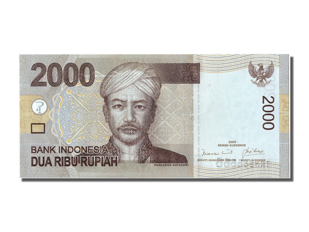 Banconote, Indonesia, 2000 Rupiah, 2009, FDS