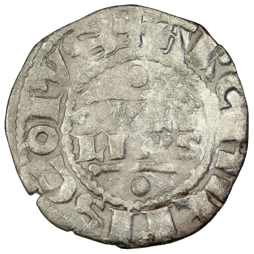 Coin, France, Denarius, Reims, VF(30-35), Silver