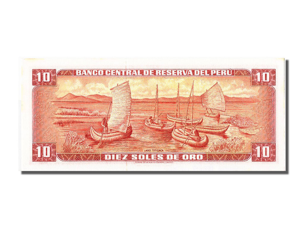 Banknote, Peru, 10 Soles De Oro, 1973, 1973-05-24, UNC(65-70)