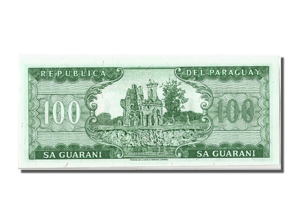 Paraguay, 100 Guaraníes, 1952, KM #199b, UNC(65-70), A46361134