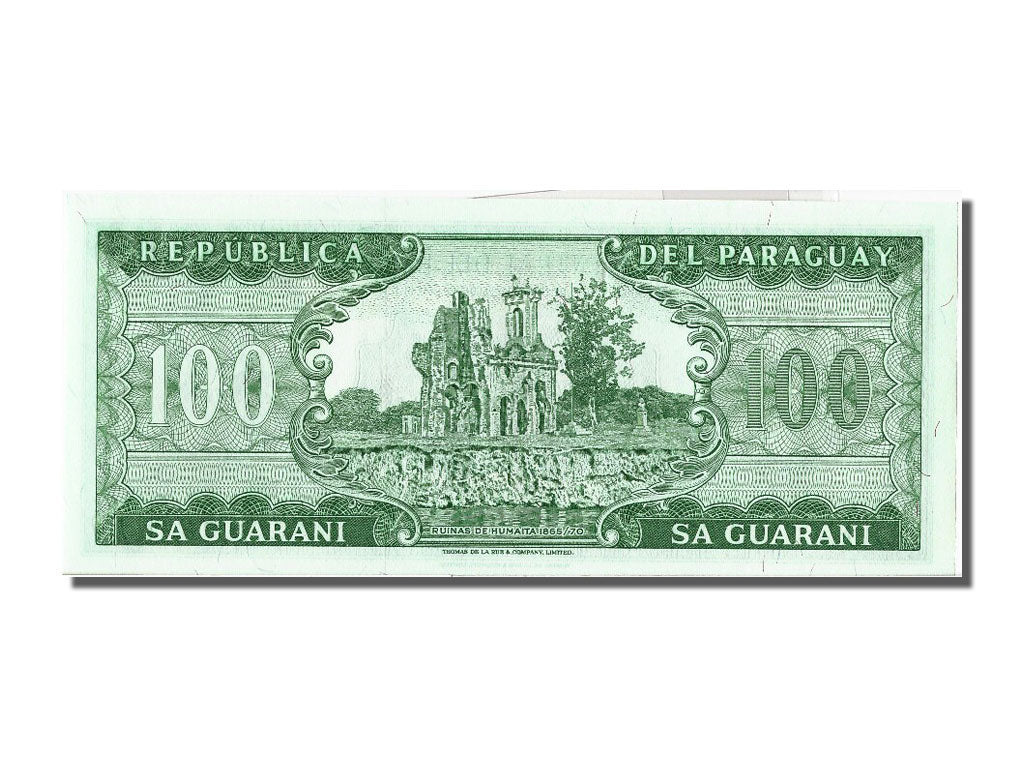 Banknote, Paraguay, 100 Guaranies, 1952, UNC(65-70)