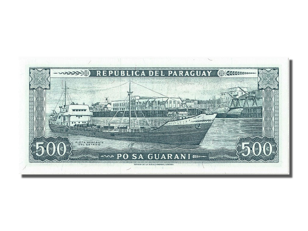Banknote, Paraguay, 500 Guaranies, 1952, UNC(65-70)