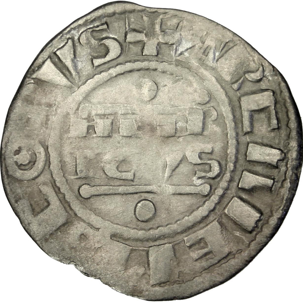 Coin, France, Denarius, Reims, EF(40-45), Silver